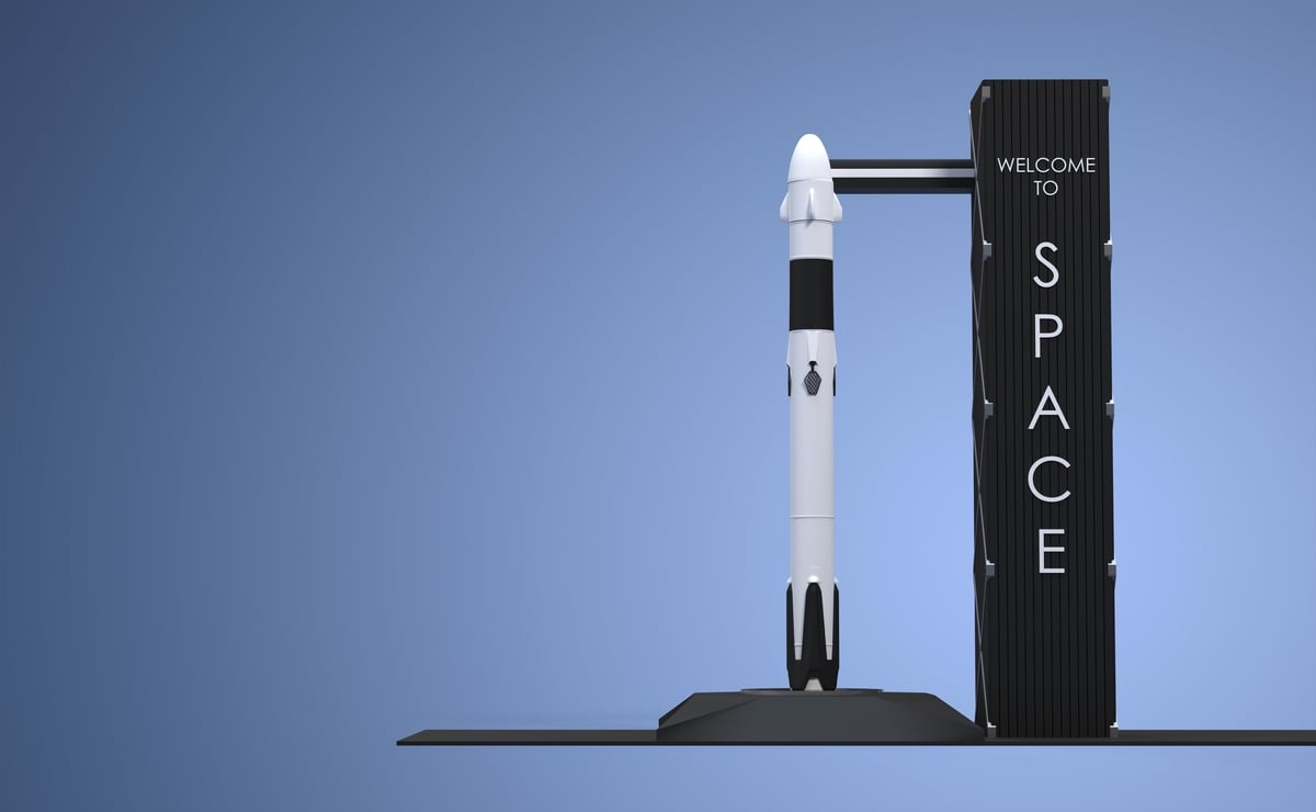 Rocket launching.