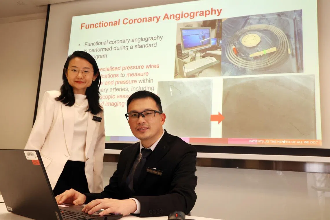 Cardiovascular Ageing and Longevity Programme director Angela Koh and National Heart Centre Singapore cardiology department consultant Keh Yann Shan.