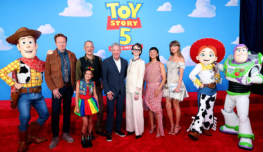 'Toy Story 5' world premiere: Tom Hanks, Tim Allen, Taylor Swift, Joan Cusack walk red carpet