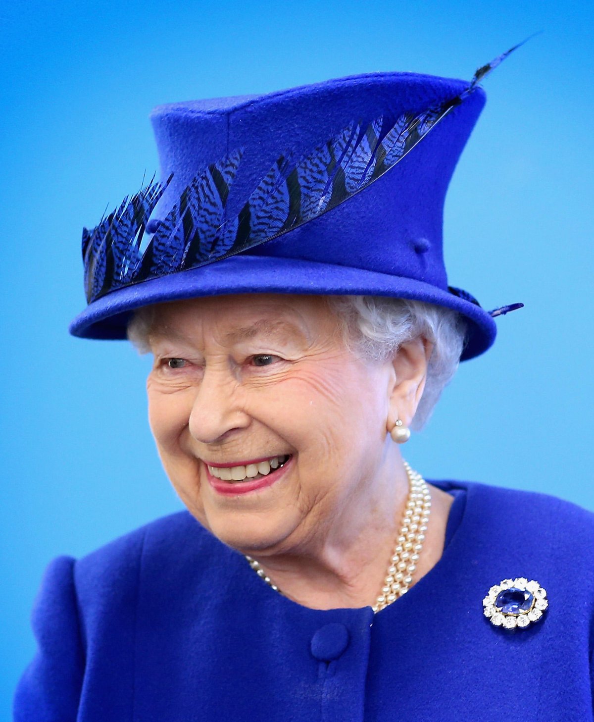 Queen Elizabeth II is pictured during a visit to the Prince's Trust Centre in Kennington to mark the 40th anniversary of the charity on March 8, 2016 (Chris Jackson/PA Images/Alamy)