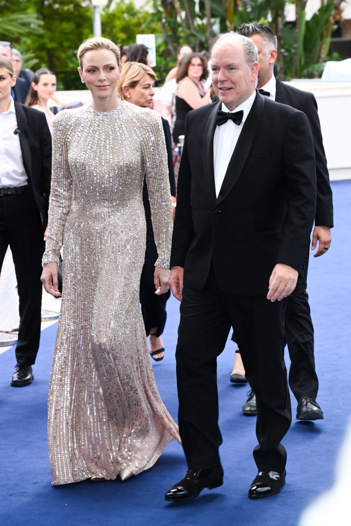 The Prince and Princess of Monaco attend the closing ceremony of the 65th Monte Carlo Television Festival on June 16, 2026 (IPA/Alamy)