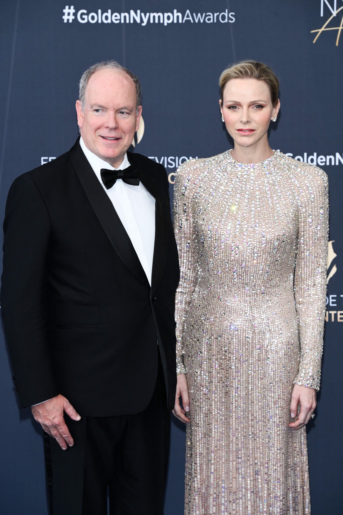 The Prince and Princess of Monaco attend the closing ceremony of the 65th Monte Carlo Television Festival on June 16, 2026 (IPA/Alamy)