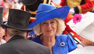 Queen Camilla attends Royal Ascot on June 20, 2026 (Aaron Chown/PA Images/Alamy)