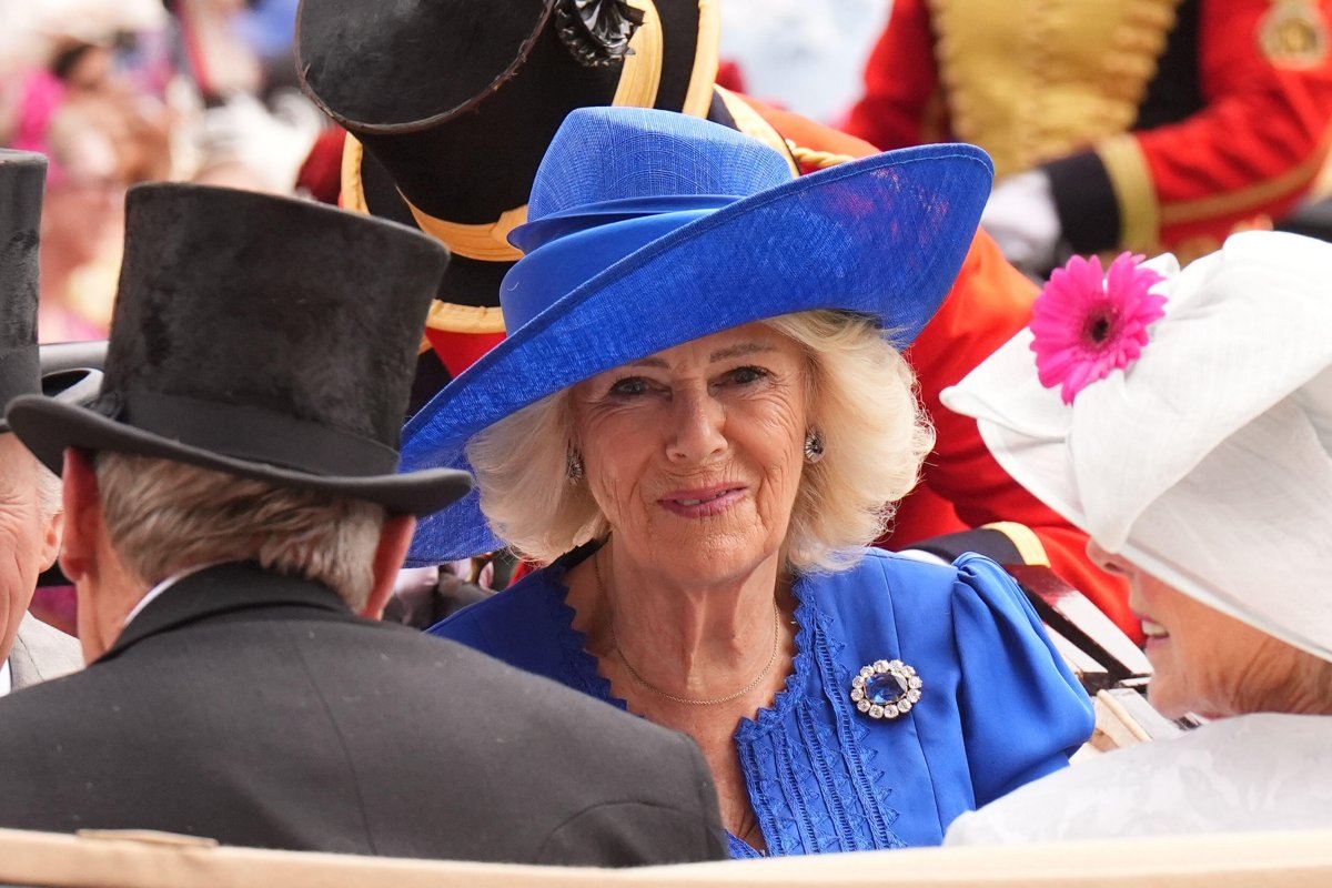 Queen Camilla attends Royal Ascot on June 20, 2026 (Aaron Chown/PA Images/Alamy)