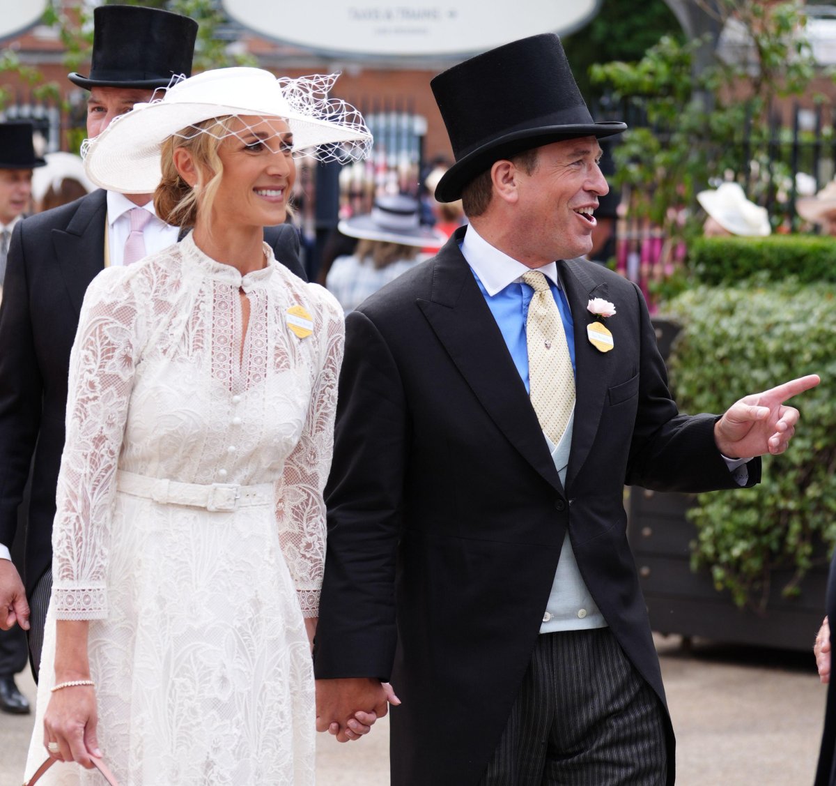 Harriet and Peter Phillips attend Royal Ascot on June 20, 2026 (Jonathan Brady/PA Images/Alamy)