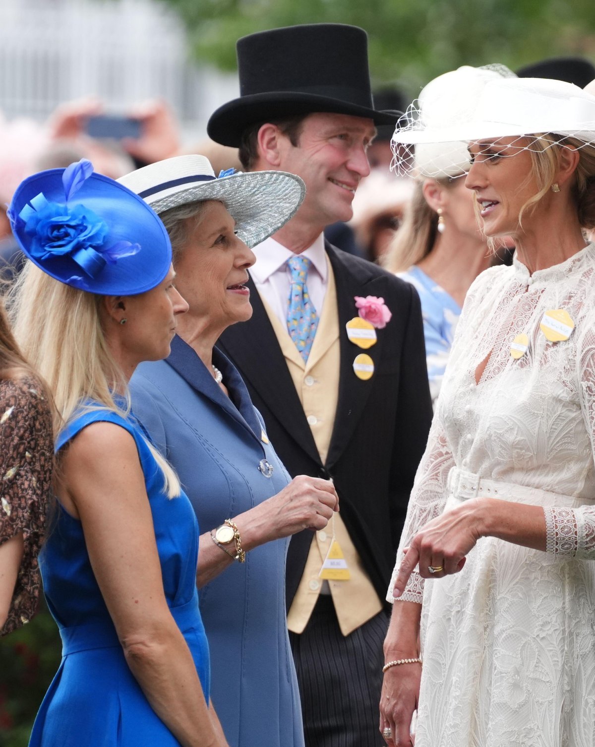 Lady Davina Windsor, the Duchess of Gloucester, and Harriet Phillips attend Royal Ascot on June 20, 2026 (Jonathan Brady/PA Images/Alamy)