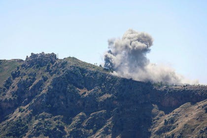 Smoke rising after an Israeli bombardment close to the Beaufort Castle in southern Lebanon, Thursday. Credit: Reuters Smoke rising after an Israeli bombardment close to the Beaufort Castle in southern Lebanon, Thursday.