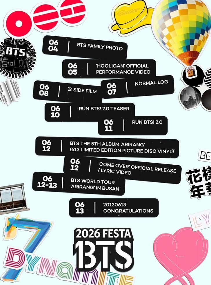 A promotional poster for BTS FESTA / Courtesy of BigHit Music