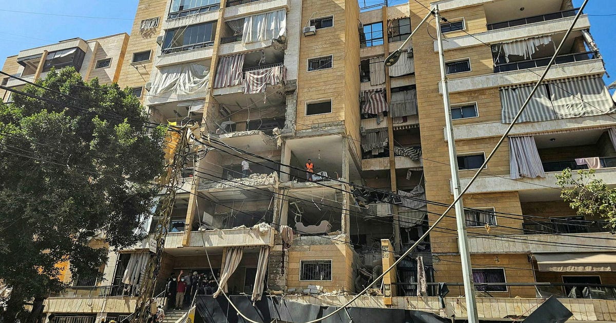IDF strikes south Beirut, killing two, after Hezbollah fires at northern Israel - Haaretz