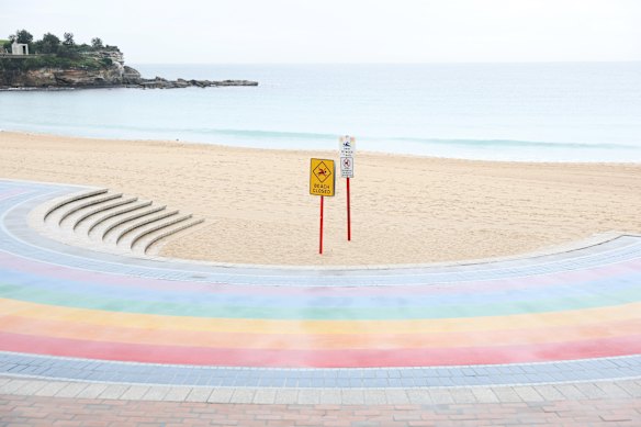 Coogee Beach was closed following the attack.