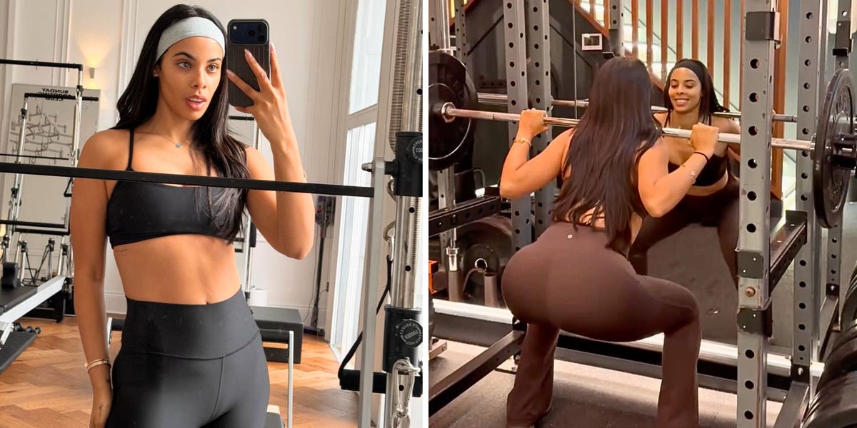 Rochelle Humes transformed her body composition in 12 weeks with this once-a-week workout plan