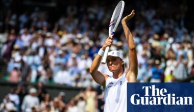 Tearful Iga Swiatek rides the emotional waves to launch Wimbledon defence | Wimbledon 2026