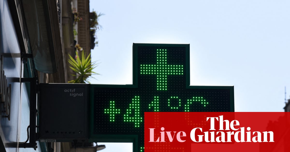Europe heatwave live: UK braces for record-breaking temperatures; Italy issues red alert for 16 cities | Europe weather
