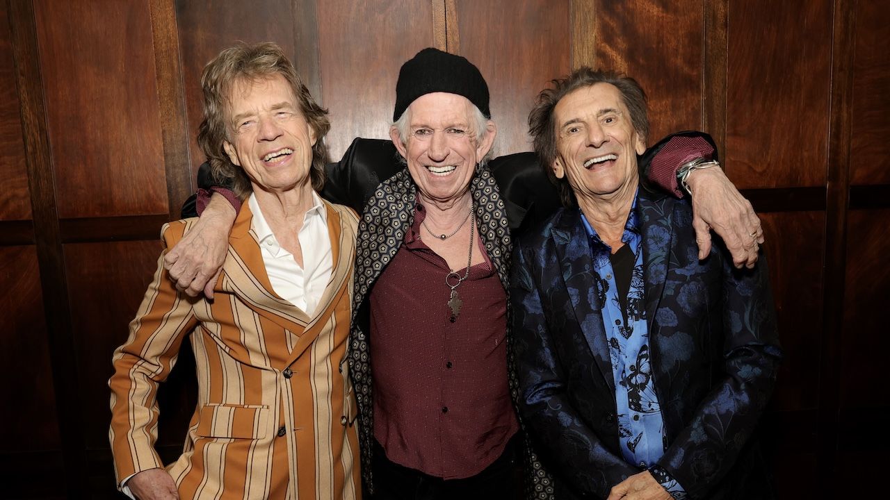 Mick Jagger, Keith Richards and Ronnie Wood, May 5, 2026 in Brooklyn