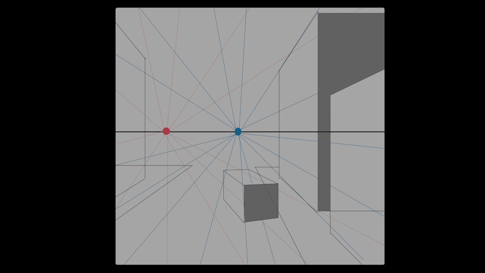 Guide lines in an digital art app