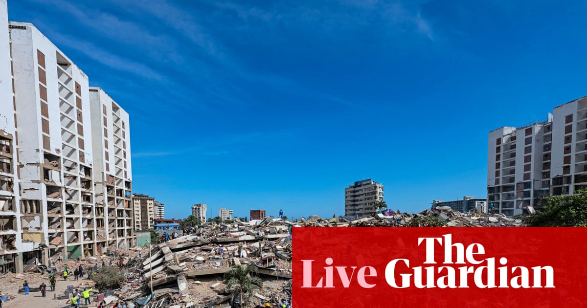 Venezuela earthquake aftershock hits capital city as ‘miracle’ rescues reported – latest updates | Venezuela
