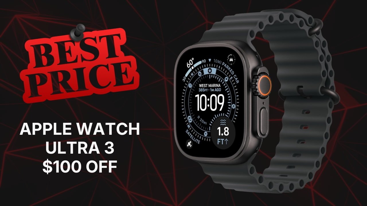 Apple Watch Ultra 3 Falls to $699 in Countdown to Prime Day