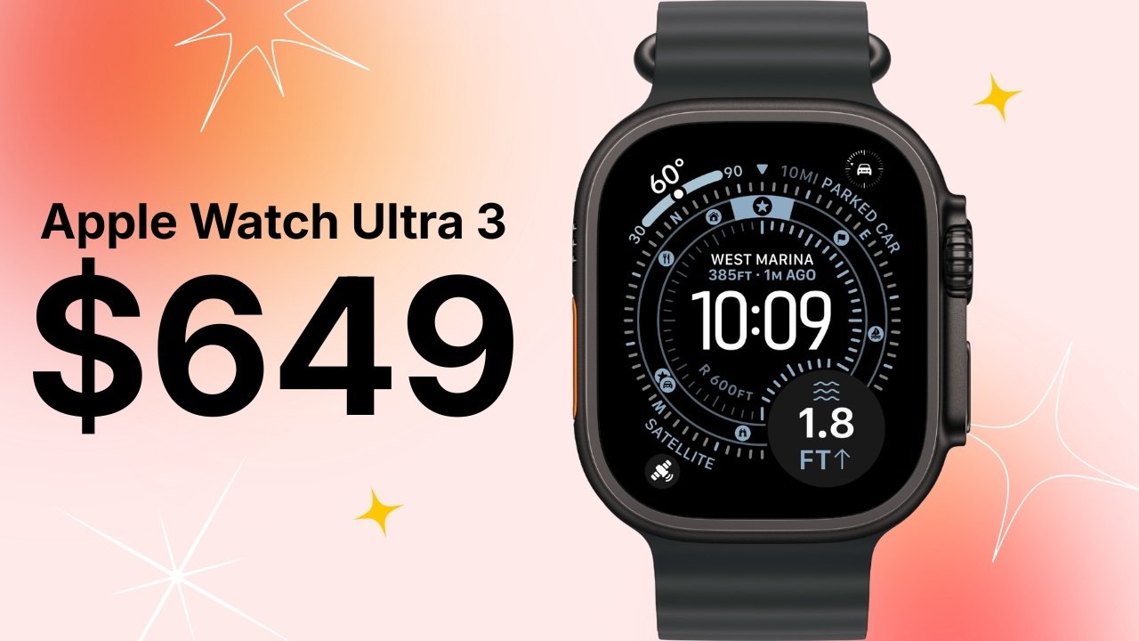Apple Watch Ultra 3 drops to $649 in early Amazon Prime Day deal