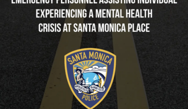 Mental Health Crisis at Santa Monica Place Prompts Police Negotiators, Road Closure - westsidecurrent.com