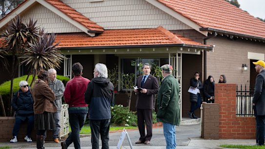 Marh Verrocchi calls for bids at 1 Bain Avenue