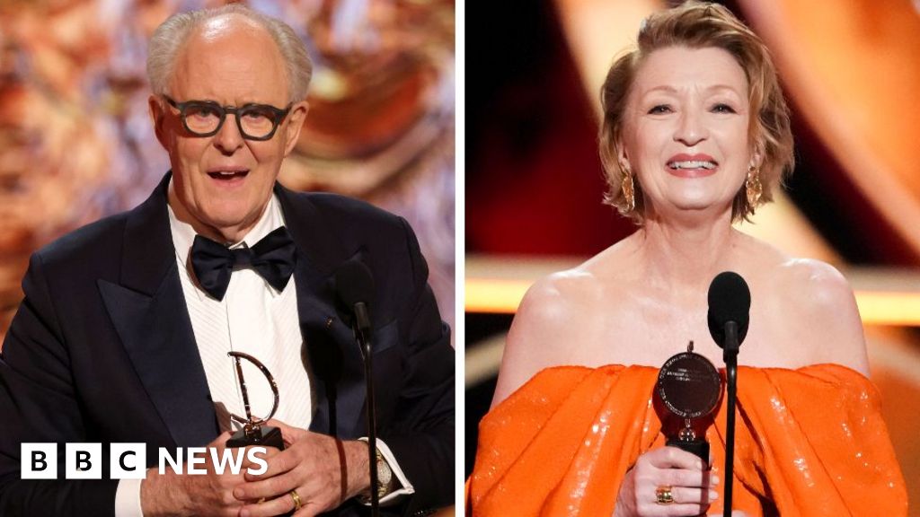 John Lithgow and Lesley Manville lead Tony Award winners - BBC