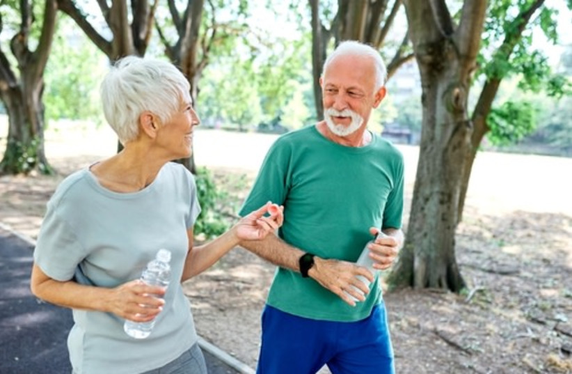 For a half-hour walk in pleasant weather, one half-liter bottle can suffice for most people