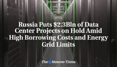 Russia Puts $2.3Bln of Data Center Projects on Hold Amid High Borrowing Costs and Energy Grid Limits