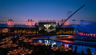 Inside the Golden Bee Awards at the Mediterrane Film Festival.