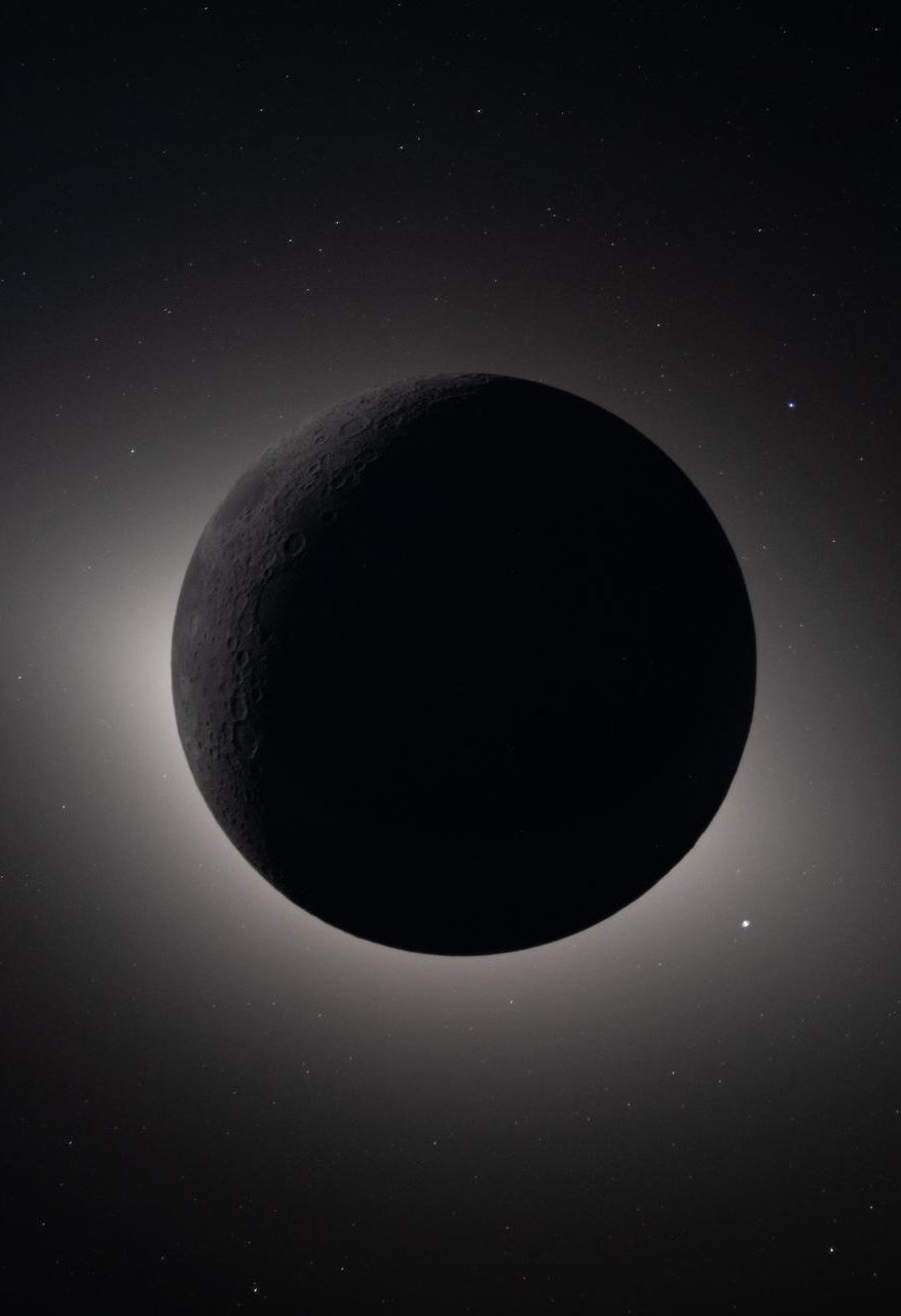 A lunar eclipse captured by the Artemis 2 crew