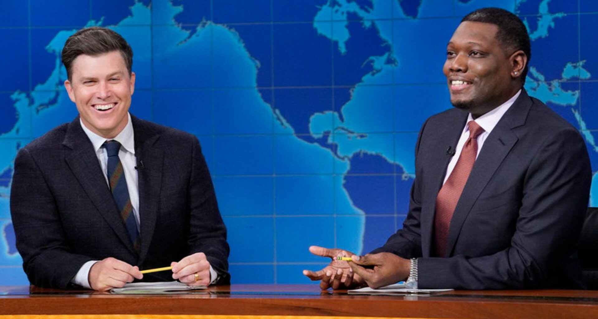 I Just Learned The Story Behind How Colin Jost And Michael Che’s SNL Joke Swaps Got Started