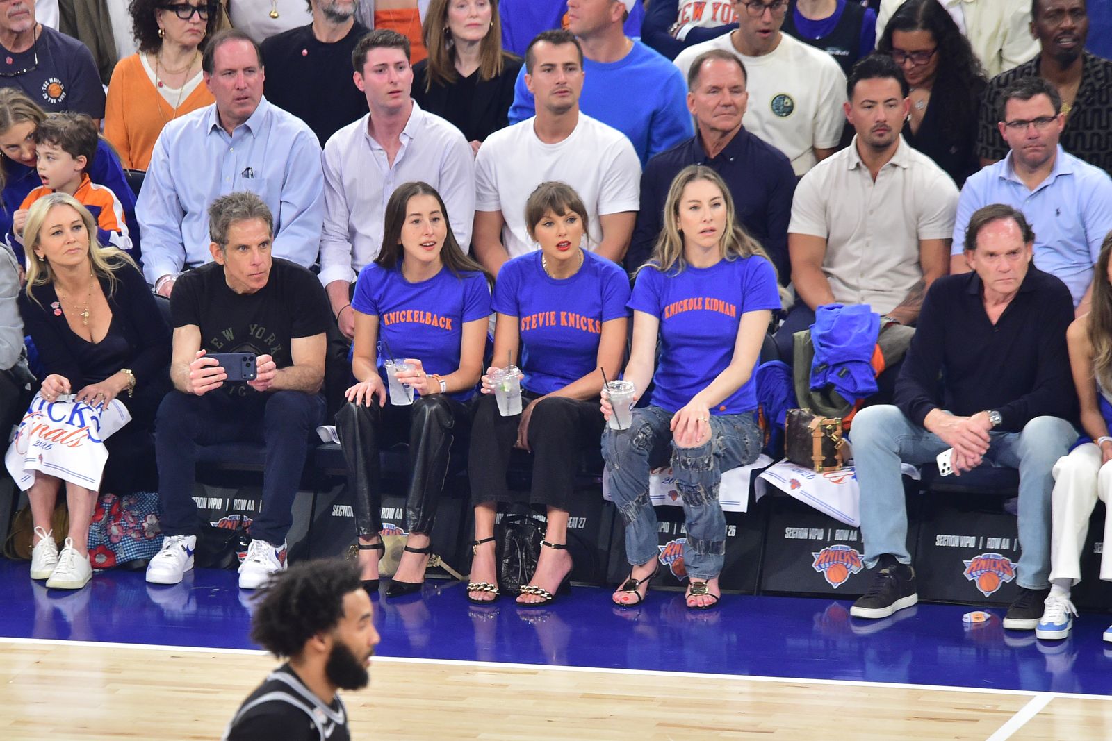 Image may contain Cory Joseph Paul Tudor Jones Bianca Andreescu Taylor Swift Julianne Moore People Person and Adult