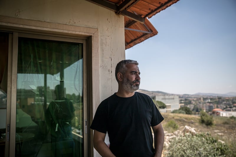 Mohammad Suleiman, chief of the Nabatieh Ambulance Service, pictured in the service's headquarters in Nabatieh, southern Lebanon. Photograph: Sally Hayden