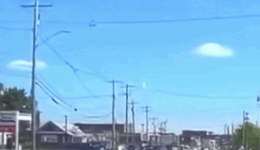 Video of the meteor crashing to Earth on Saturday afternoon off the coast of Massachusetts.