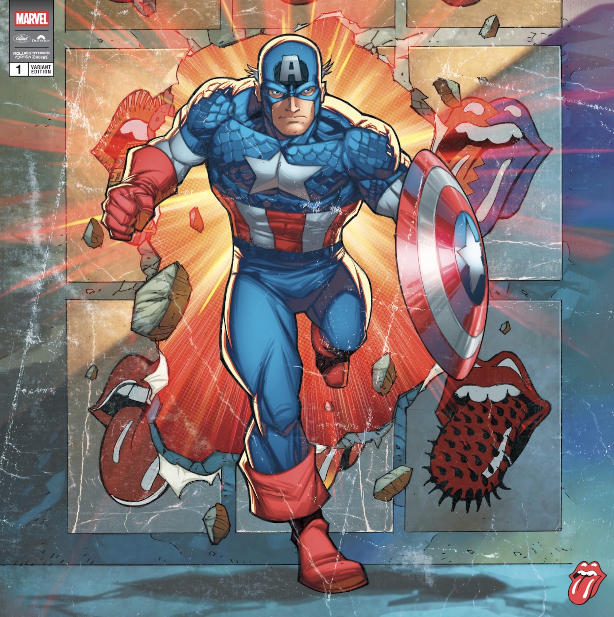 Rolling Stones X Marvel cover