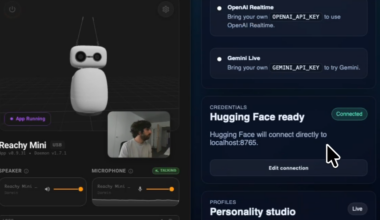 Reachy Mini Desktop Robot Gets All-local, Conversational AI