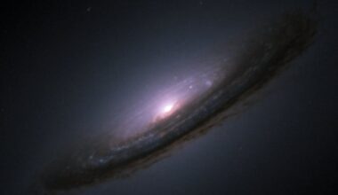 Hubble Space Telescope-Image of Supernova 1994D (SN1994D) in galaxy NGC 4526 - SN 1994D is the bright spot on the lower left (Credit : NASA/ESA)
