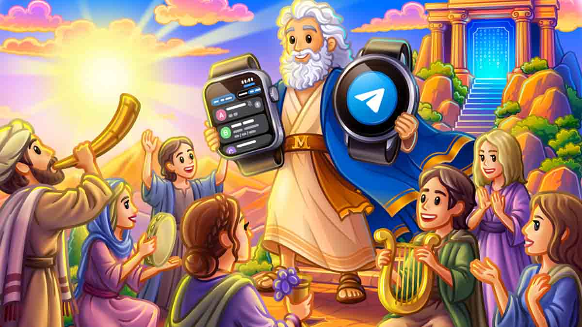 Telegram smartwatch app version