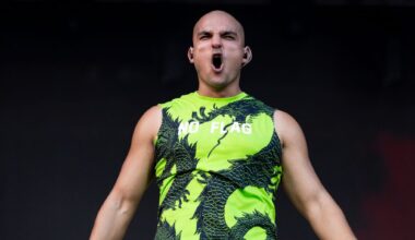 Bloodywood's Raoul on stage