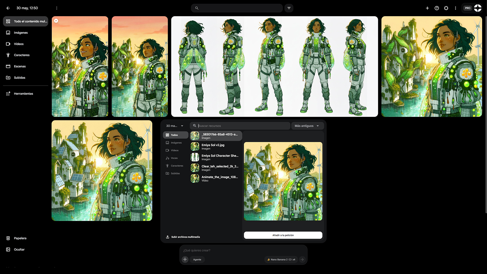 NUVAGAUA, a character sheet made using AI