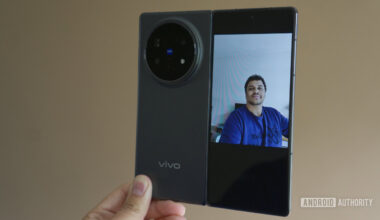 Vivo X Fold 5 rear camera selfie preview