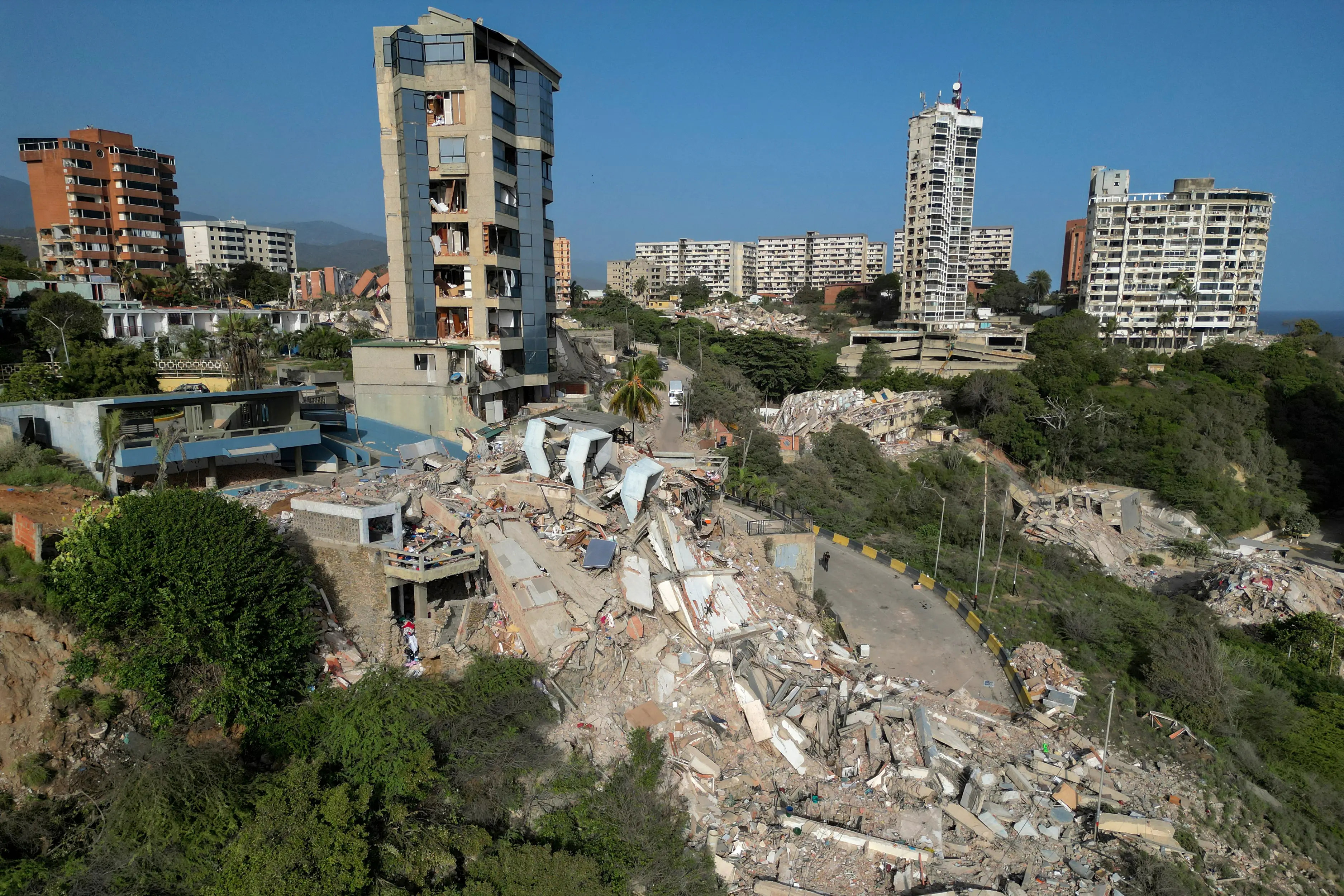 Yesterday the death toll was reported as 1,430. (Federico PARRA / AFP via Getty Images)