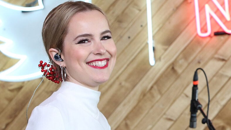 Bridgit Mendler performs at the NYLON's Happiest Of Hours