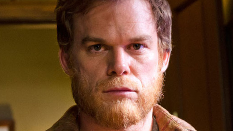 Michael C. Hall as Dexter with a beard in the Dexter finale