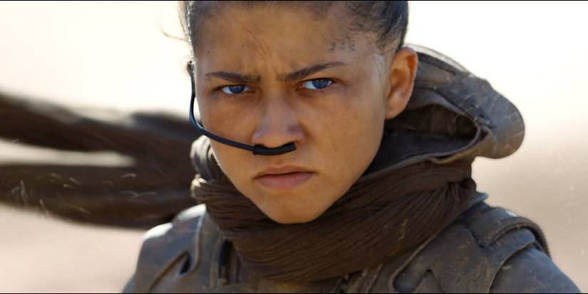 Chani looking serious in Dune Part Three