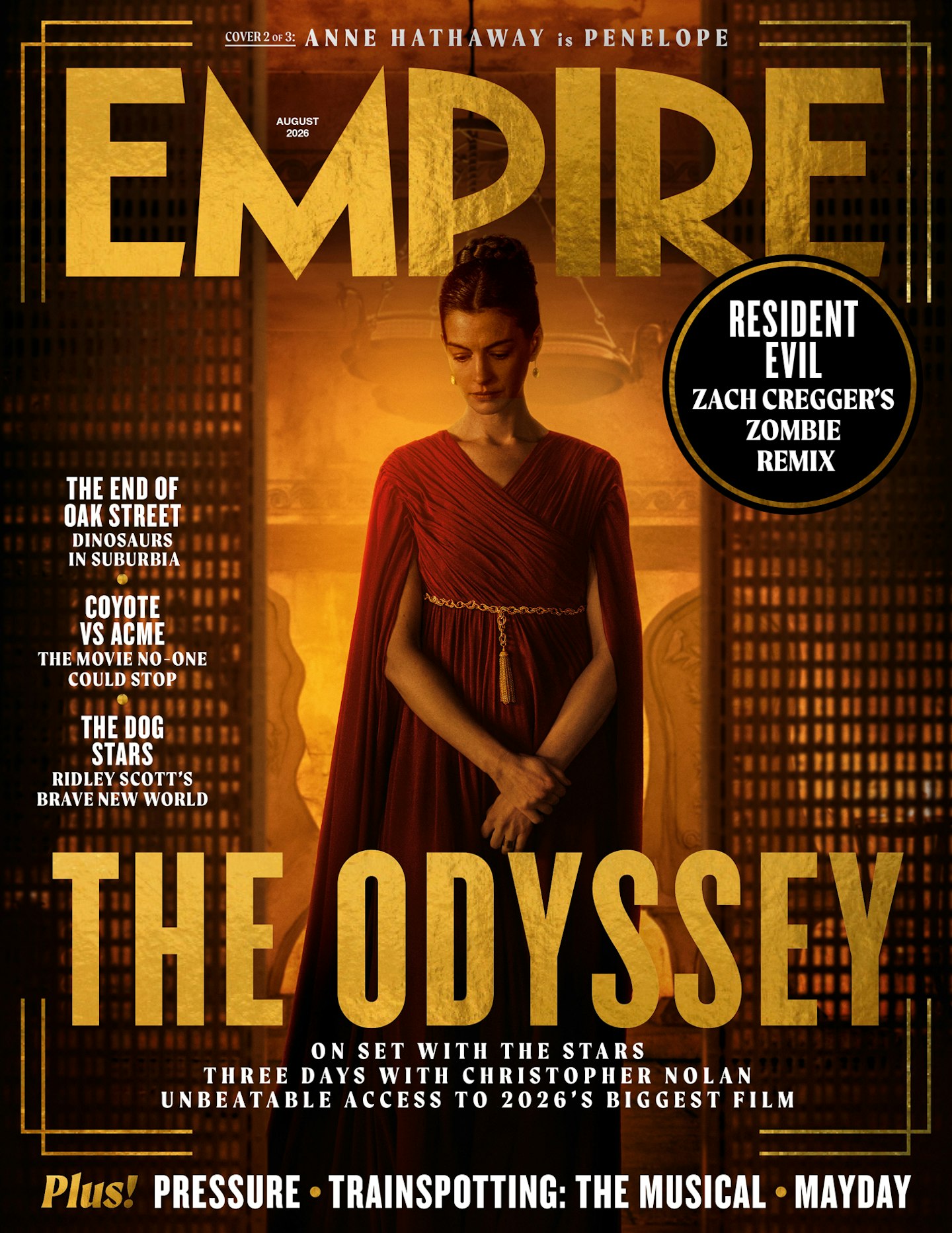 Empire – August 2026 – The Odyssey cover – Anne Hathaway