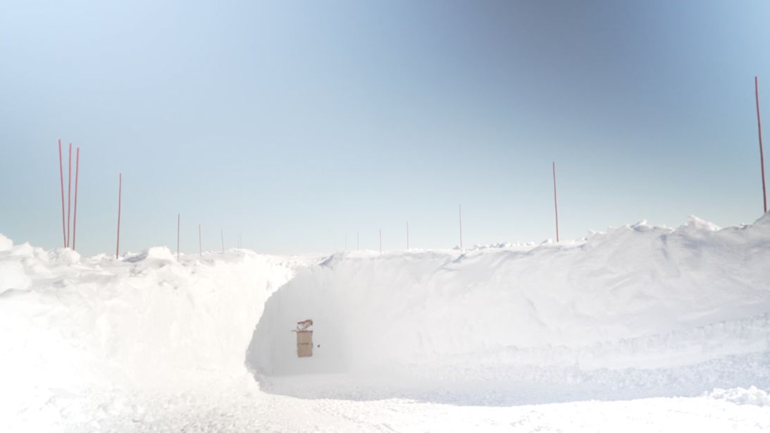 The Ice Memory archive in Antarctica.
