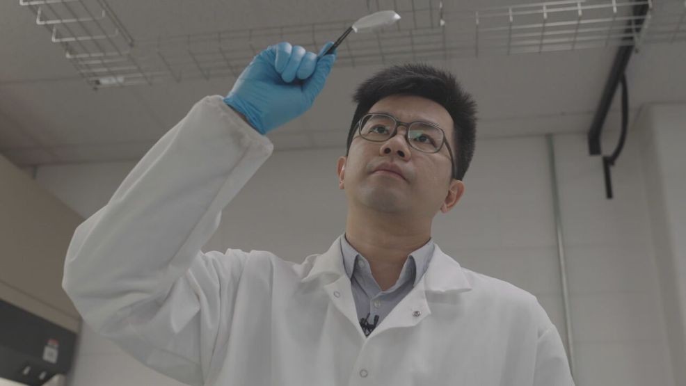 MAY 29, 2026 - A team of University of Maryland researchers says it may be on the verge of solving one of the world's biggest environmental challenges: finding a biodegradable alternative to plastic that is affordable, effective and ready for mass production. (University of Maryland)