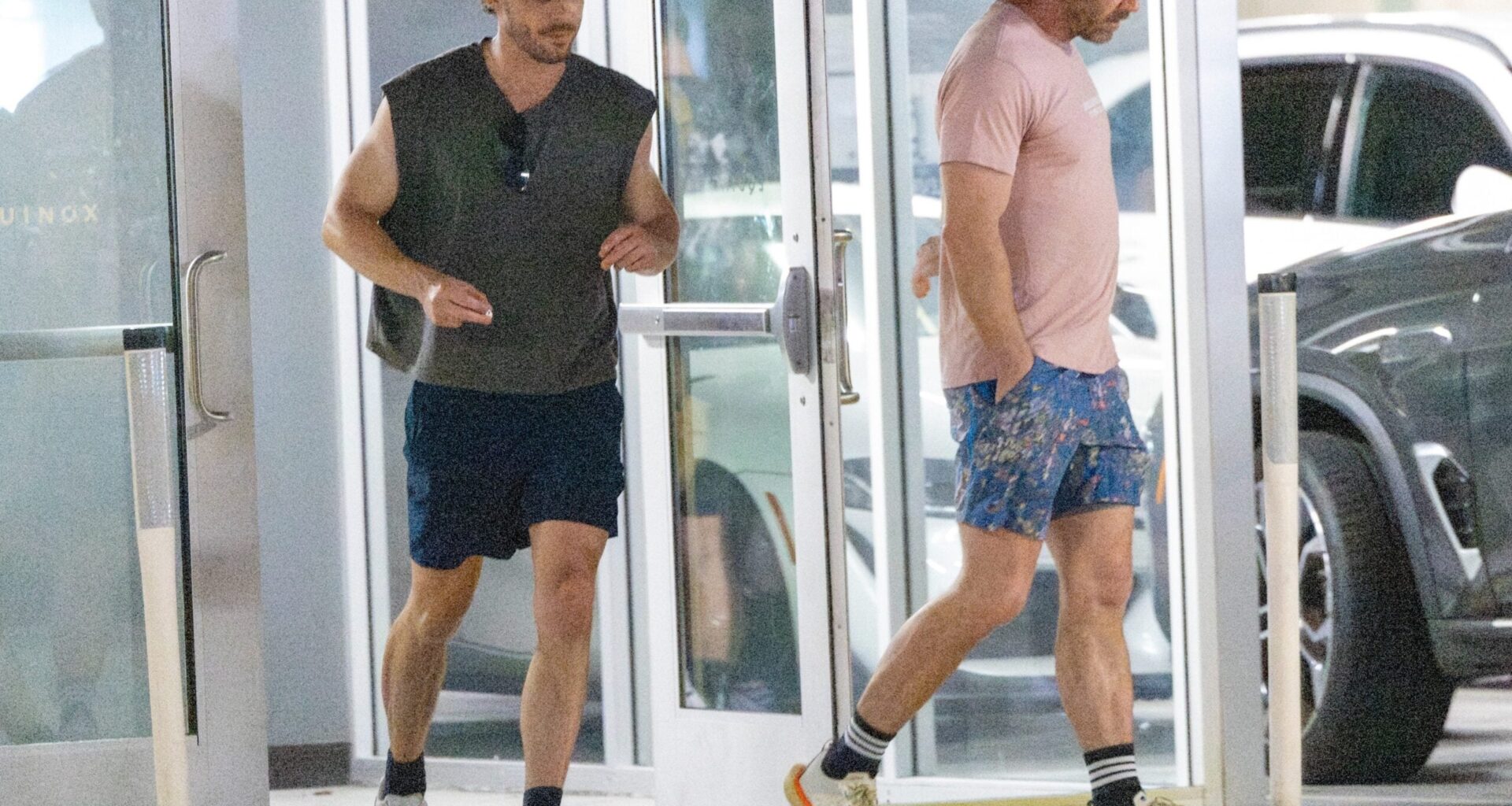 François Arnaud & Luke Macfarlane Head Out After a Late Night Workout in West Hollywood - Just Jared - Celebrity News and Gossip