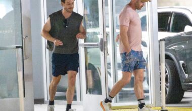 François Arnaud & Luke Macfarlane Head Out After a Late Night Workout in West Hollywood - Just Jared - Celebrity News and Gossip