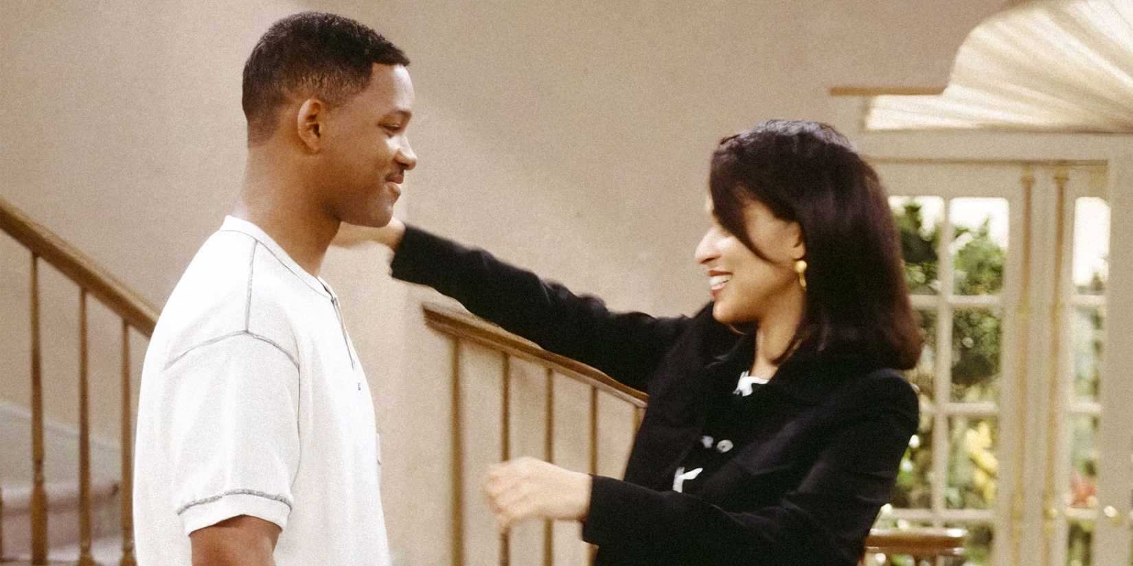 Will and Hilary in 'The Fresh Prince of Bel-Air' series finale.